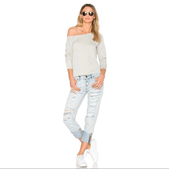 One Teaspoon Awesome Baggies Jeans Straight leg Boyfriend Distressed Denim - Picture 4 of 16